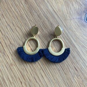 Madewell Fringe Statement Earrings